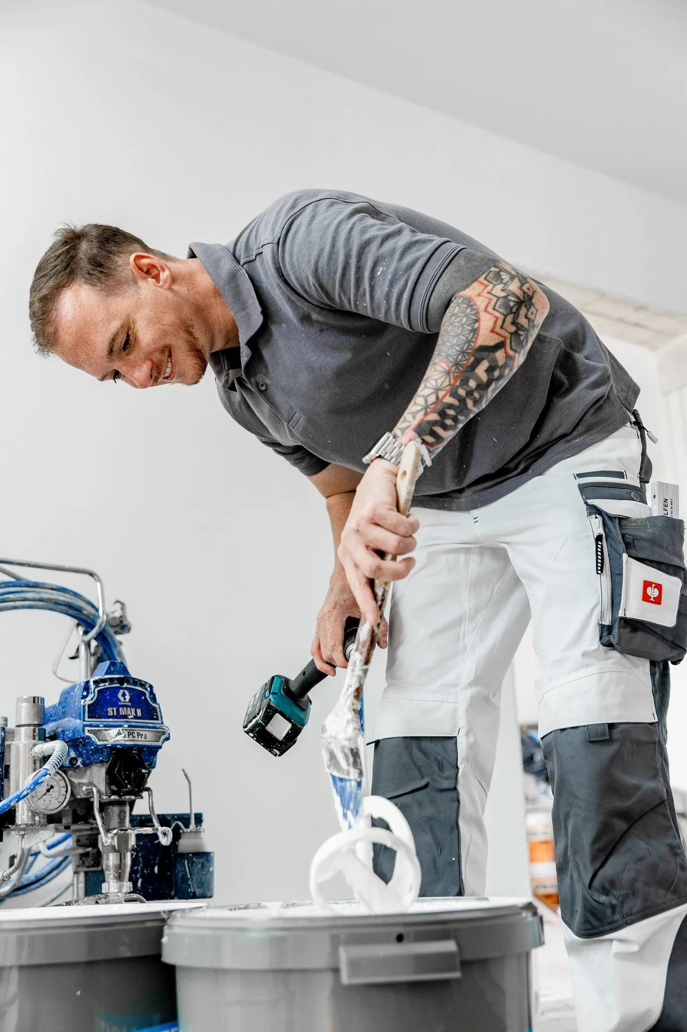 Patrick Möller, Maler- und Lackiermeister und Gründer des WOHNTRAUM-Malerbetriebs